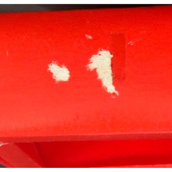 VINTAGE Hand-Painted Earthenware Snowman Ornament w Broom Bluebird Traditional - Picture 11 of 14